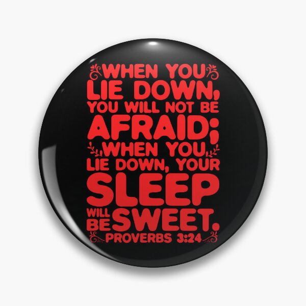 Item preview, Proverbs 3:24 Your Sleep Will Be Sweet designed and sold by plushism.
