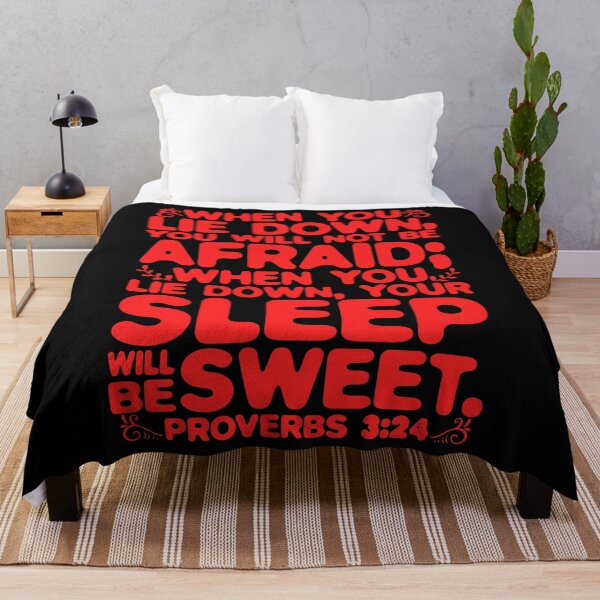 Item preview, Proverbs 3:24 Your Sleep Will Be Sweet designed and sold by plushism.