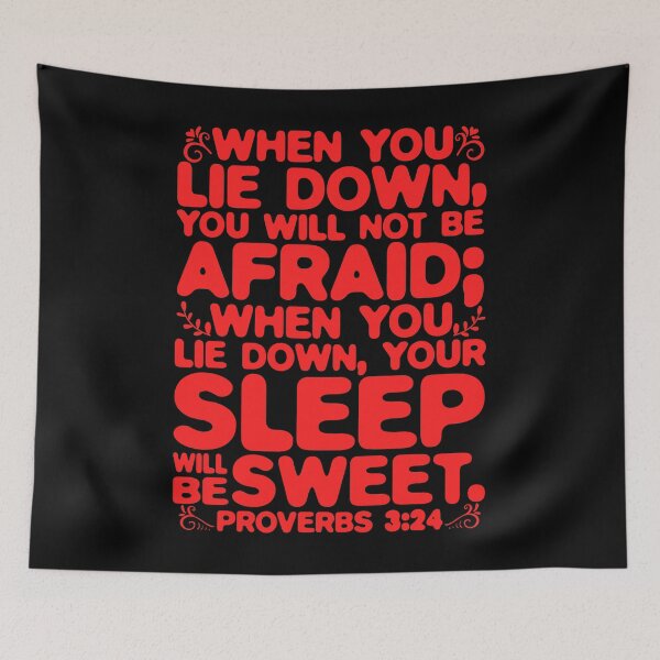 Item preview, Proverbs 3:24 Your Sleep Will Be Sweet designed and sold by plushism.