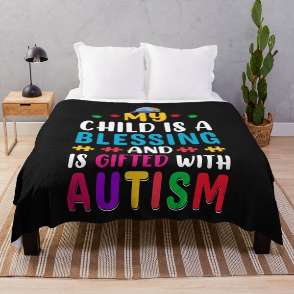 Item preview, My Child Is A Blessing And Is Gifted With Autism -National Autism Awareness Month April designed and sold by BhavyaBathla.