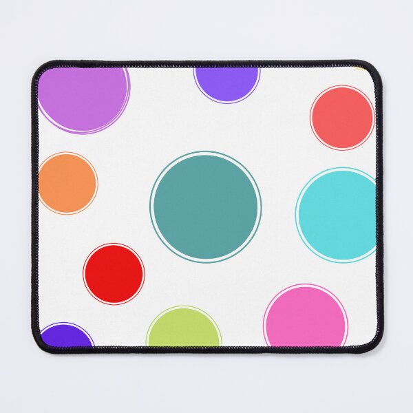 Item preview, Different colours and sizes circles on white paper designed and sold by Giree07.
