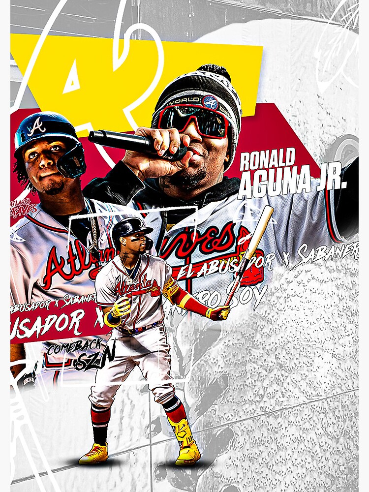 Ronald Acuña Jr. Jersey Spiral Notebook for Sale by ecscraps