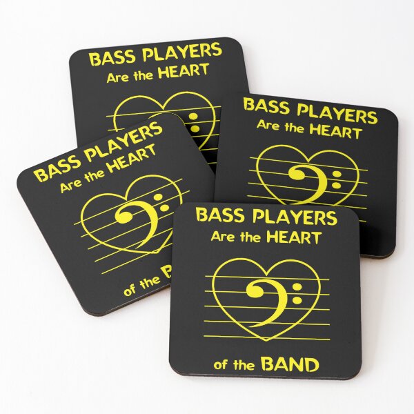 Item preview, Bass Players Are The Heart Of The Band Essential T-Shirt designed and sold by rikazr6sr1.