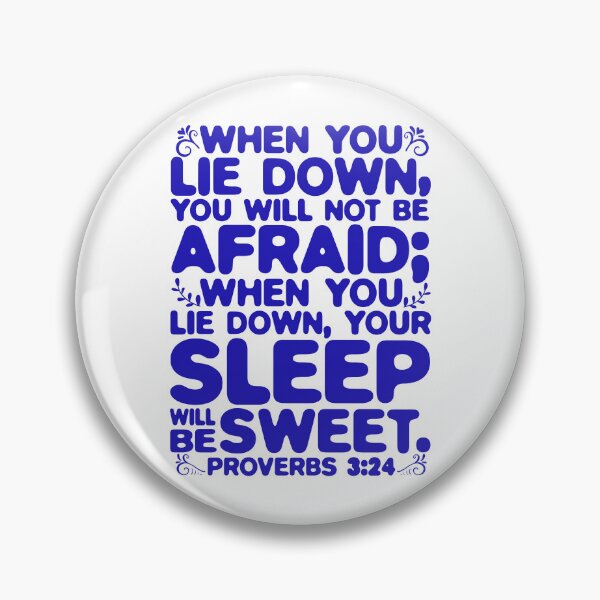 Item preview, Proverbs 3:24 Your Sleep Will Be Sweet designed and sold by plushism.
