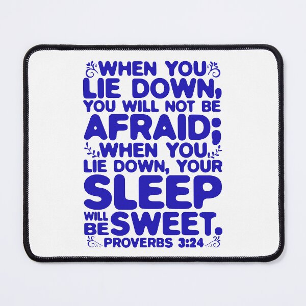 Item preview, Proverbs 3:24 Your Sleep Will Be Sweet designed and sold by plushism.