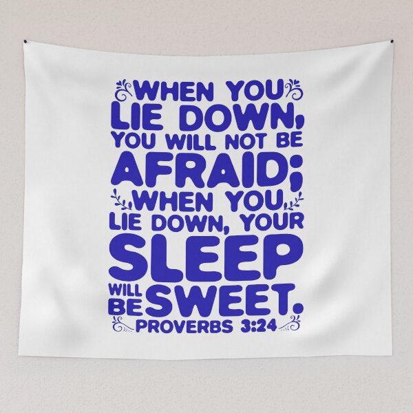 Item preview, Proverbs 3:24 Your Sleep Will Be Sweet designed and sold by plushism.