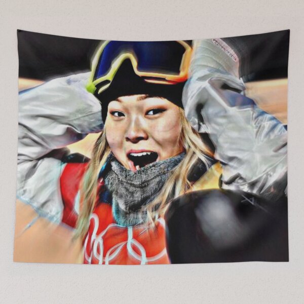 Artikelvorschau, Chloe Kim Snowboarderin entworfen und verkauft von Fizashop.