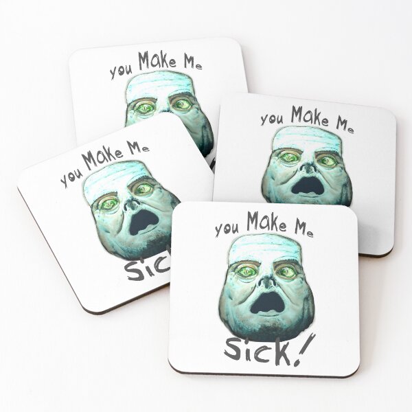 Item preview, You Make Me Sick! Black Text for White Backgrounds designed and sold by Spirit-World.