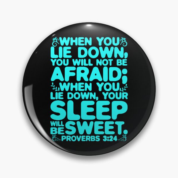 Item preview, Proverbs 3:24 Your Sleep Will Be Sweet designed and sold by plushism.