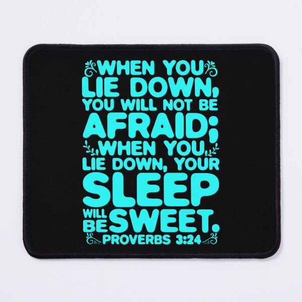 Item preview, Proverbs 3:24 Your Sleep Will Be Sweet designed and sold by plushism.