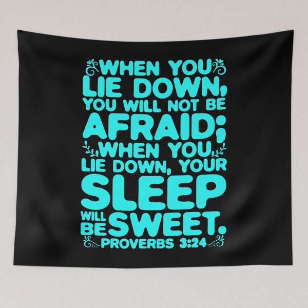 Item preview, Proverbs 3:24 Your Sleep Will Be Sweet designed and sold by plushism.
