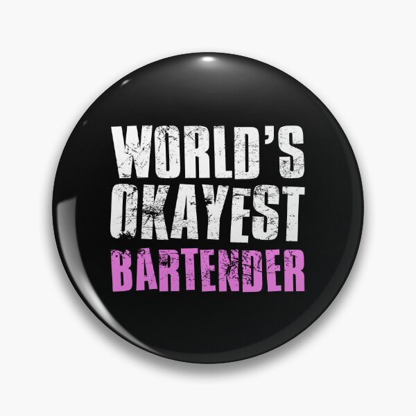 Item preview, Worlds Okayest Bartender designed and sold by FNStuff.