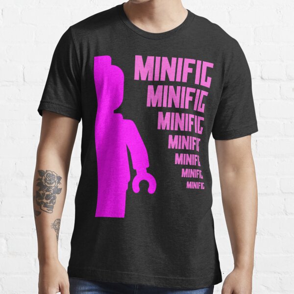 Camiseta Dark Pink Minifig With Minifig Text Customize My Minifig De Chilleew Redbubble