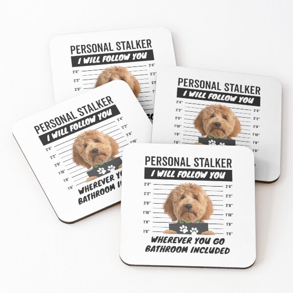 Item preview, Personal Stalker Dog – Goldendoodle designed and sold by More Cute Dogs.