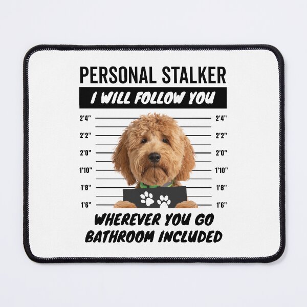 Item preview, Personal Stalker Dog – Goldendoodle designed and sold by More Cute Dogs.