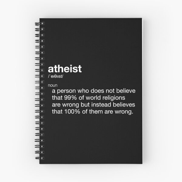 Item preview, Atheist Funny Definition for Atheist Day designed and sold by Happy Puppy Print On Demand.