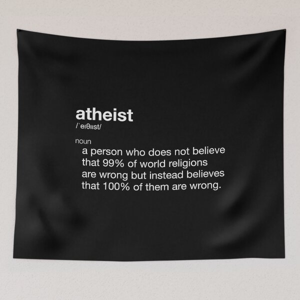 Item preview, Atheist Funny Definition for Atheist Day designed and sold by Happy Puppy Print On Demand.