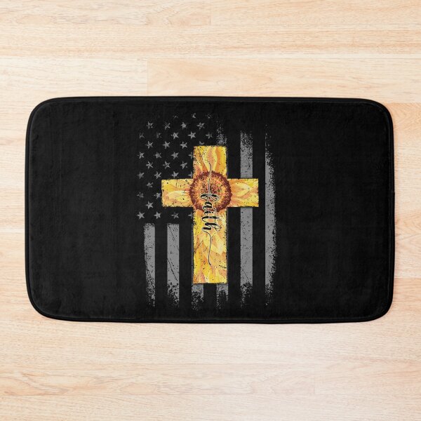 Item preview, Cool Faith Cross Sunflower American Flag God Christ Jesus Religious designed and sold by adsmod.