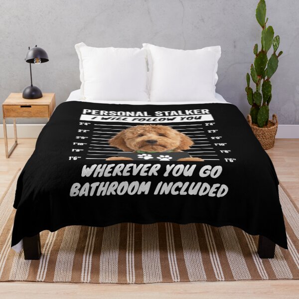 Item preview, Personal Stalker Dog – Goldendoodle designed and sold by More Cute Dogs.