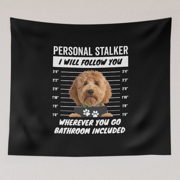 Item preview, Personal Stalker Dog – Goldendoodle designed and sold by More Cute Dogs.
