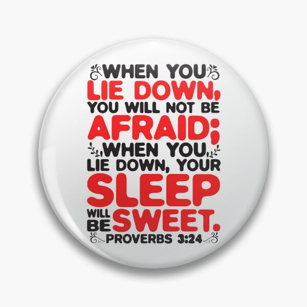 Item preview, Proverbs 3:24 Your Sleep Will Be Sweet designed and sold by plushism.