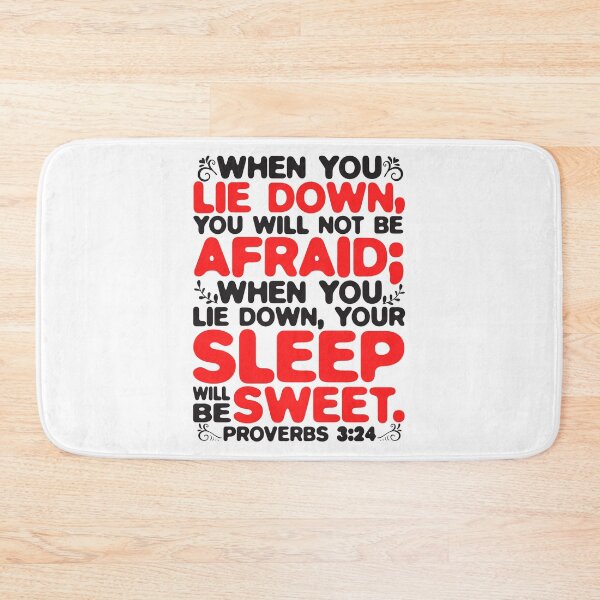 Item preview, Proverbs 3:24 Your Sleep Will Be Sweet designed and sold by plushism.