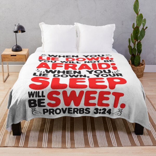 Item preview, Proverbs 3:24 Your Sleep Will Be Sweet designed and sold by plushism.