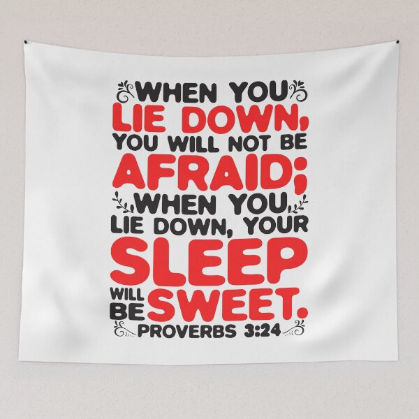 Item preview, Proverbs 3:24 Your Sleep Will Be Sweet designed and sold by plushism.