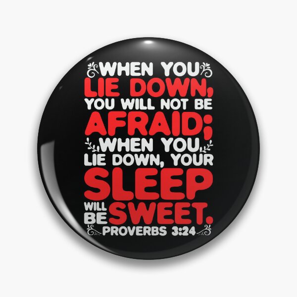 Item preview, Proverbs 3:24 Your Sleep Will Be Sweet designed and sold by plushism.