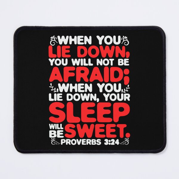 Item preview, Proverbs 3:24 Your Sleep Will Be Sweet designed and sold by plushism.