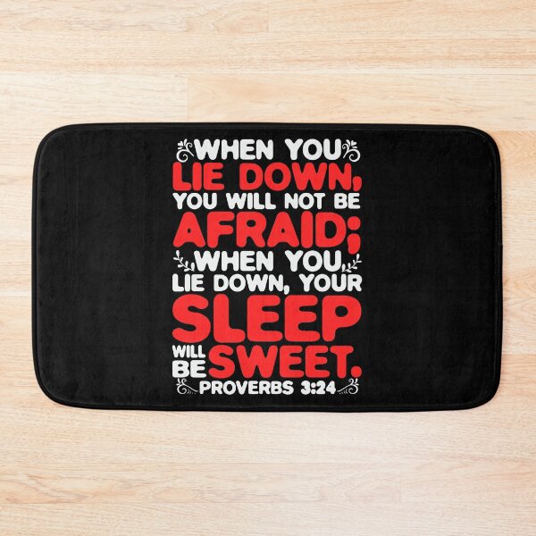 Item preview, Proverbs 3:24 Your Sleep Will Be Sweet designed and sold by plushism.