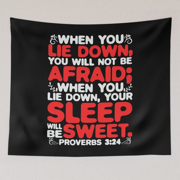 Item preview, Proverbs 3:24 Your Sleep Will Be Sweet designed and sold by plushism.