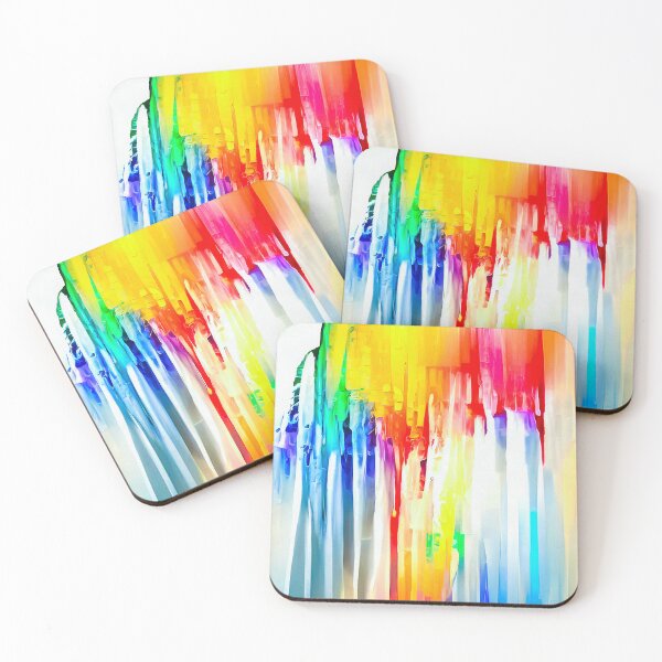 Item preview, Colorful Happy Waterfall 10 Abstract Flow designed and sold by mhfoto.