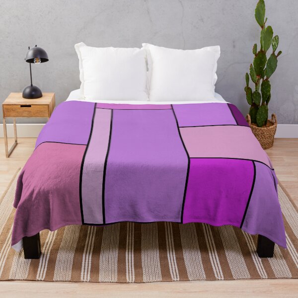 Item preview, abstract purple geometrical art designed and sold by pauloneill-art.