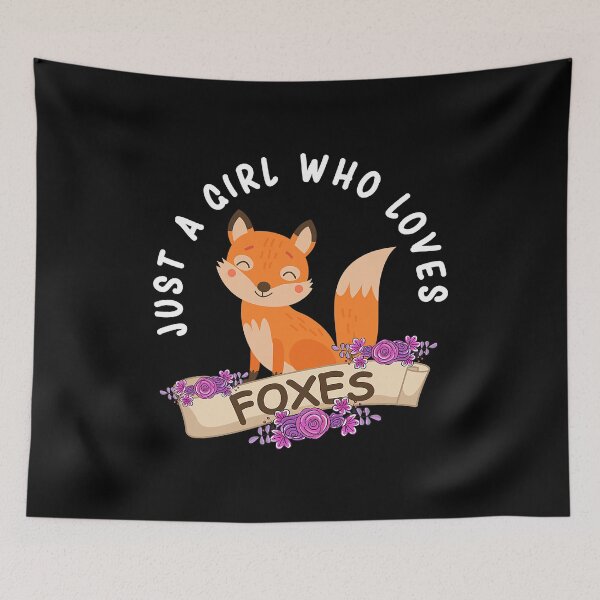 Item preview, Just A Girl Who Loves Foxes designed and sold by PerkinsAarav.