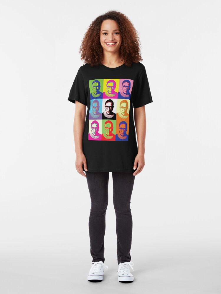 Alternate view of ruth bader ginsburg Slim Fit T-Shirt