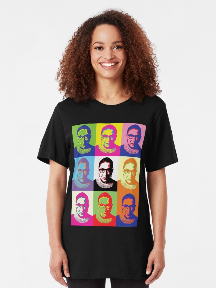 Alternate view of ruth bader ginsburg Slim Fit T-Shirt