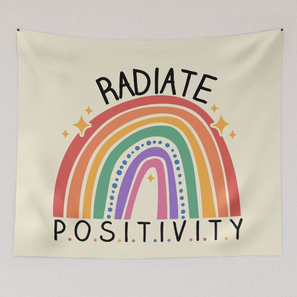 Item preview, Radiate Positivity - think happy thoughts designed and sold by Paperfly Studio.