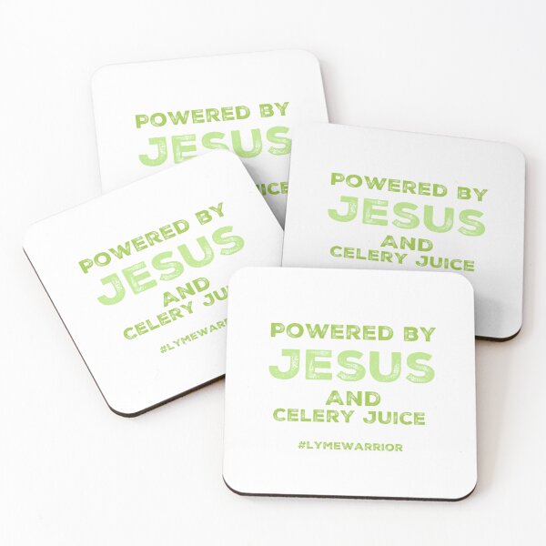Item preview, Powered by Jesus and Celery Juice designed and sold by PaleandTragic.