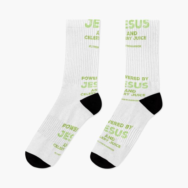 Item preview, Powered by Jesus and Celery Juice designed and sold by [the artist formerly known as PaleandTragic].