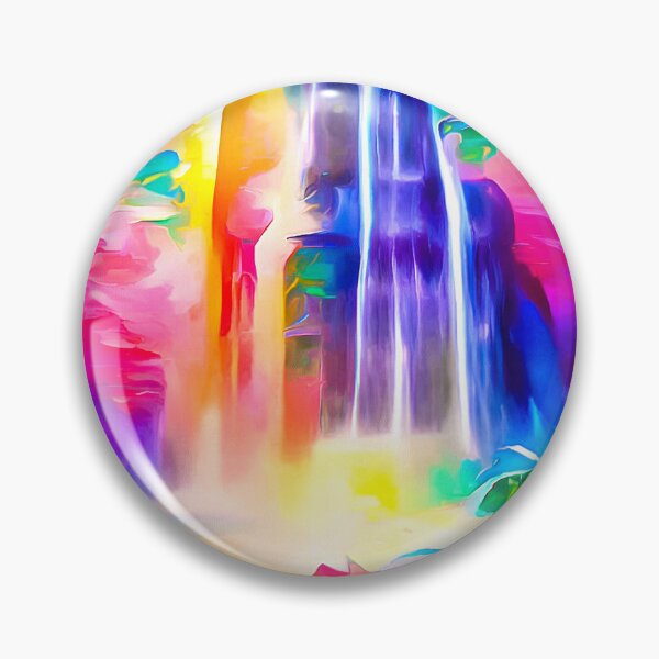 Item preview, Colorful Happy Waterfall 08 Rainbow Colors designed and sold by mhfoto.