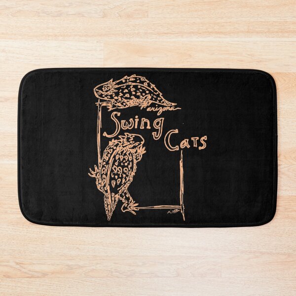 Item preview, Lagarto cornudo, gatos columpio amarillo designed and sold by JerodLynch.