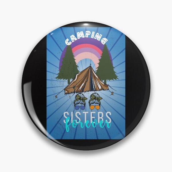 Item preview, Camping sisters forever distressed design designed and sold by wildTrack---.