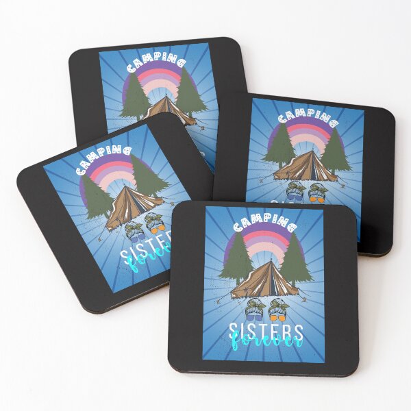 Item preview, Camping sisters forever distressed design designed and sold by wildTrack---.