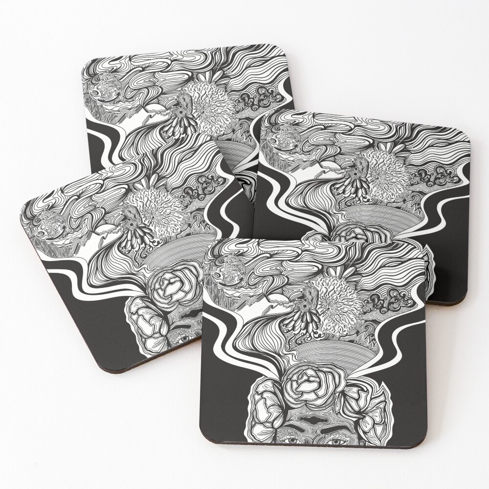 Item preview, Coasters (Set of 4) designed and sold by SunshineSy.