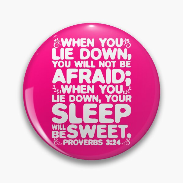Item preview, Proverbs 3:24 Your Sleep Will Be Sweet designed and sold by plushism.