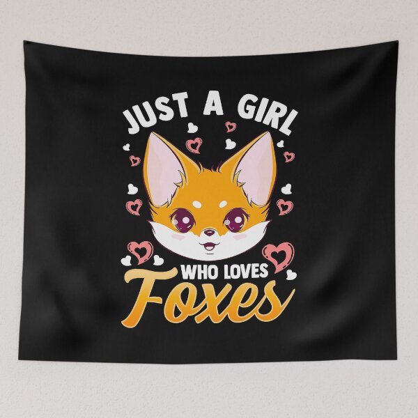Item preview, Just A Girl Who Loves Foxes designed and sold by PerkinsAarav.
