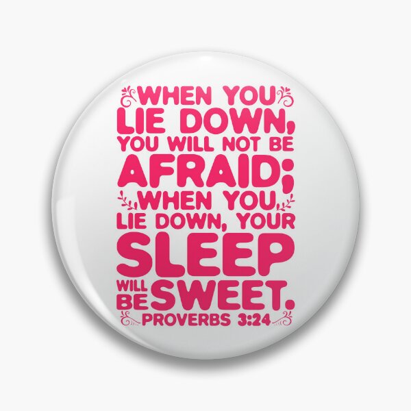 Item preview, Proverbs 3:24 Your Sleep Will Be Sweet designed and sold by plushism.