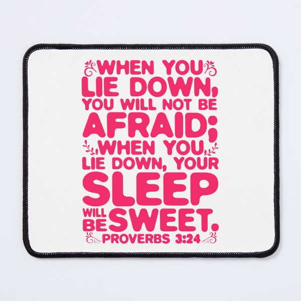 Item preview, Proverbs 3:24 Your Sleep Will Be Sweet designed and sold by plushism.