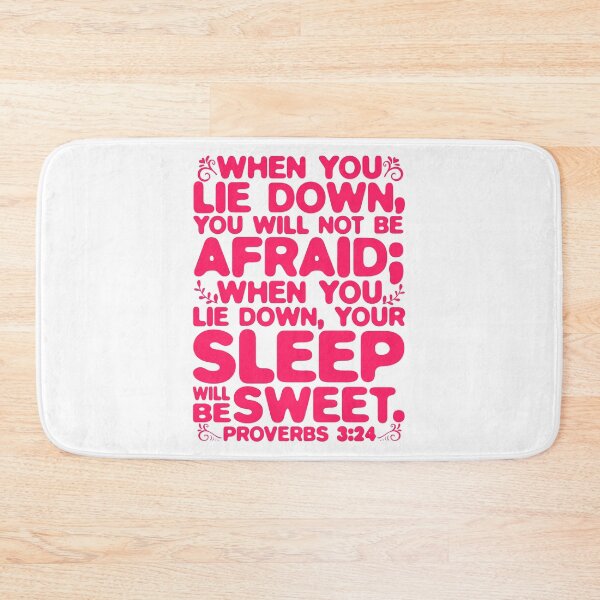 Item preview, Proverbs 3:24 Your Sleep Will Be Sweet designed and sold by plushism.